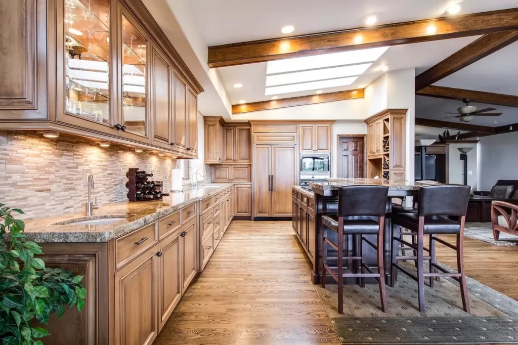 bohemian style kitchen
