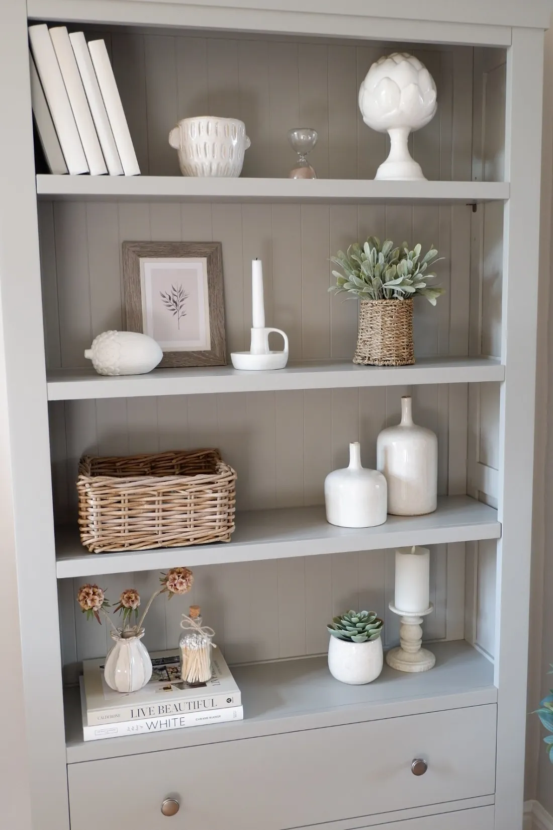 decorating shelves