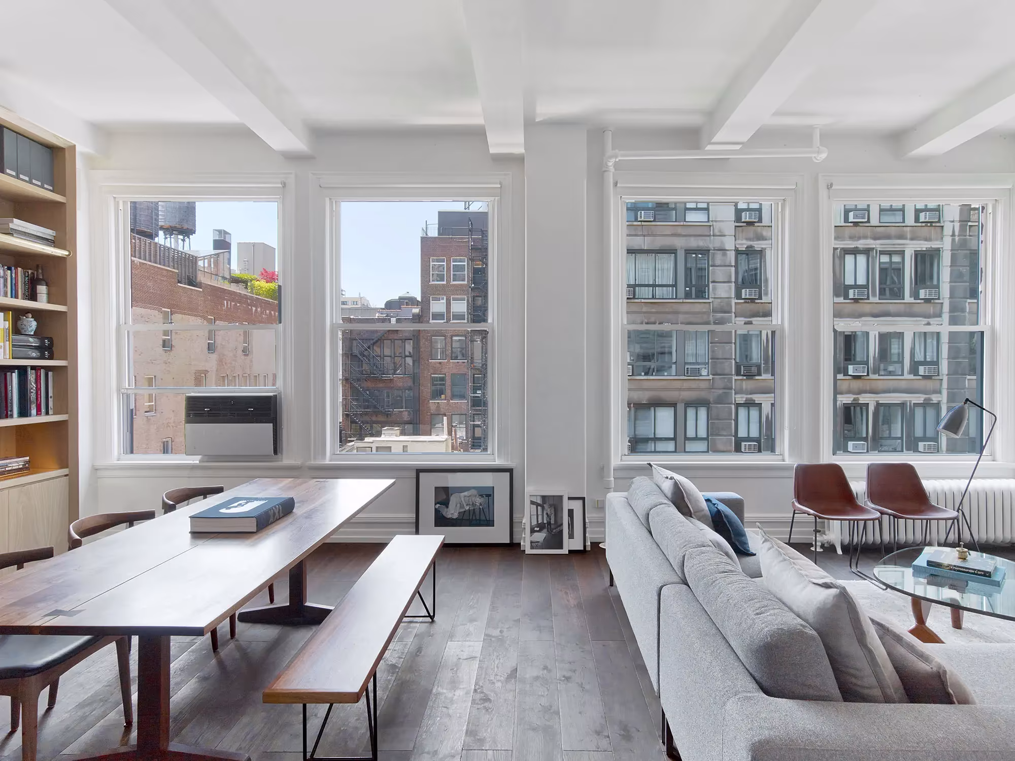 Maximizing natural light to enhance the feeling of space.