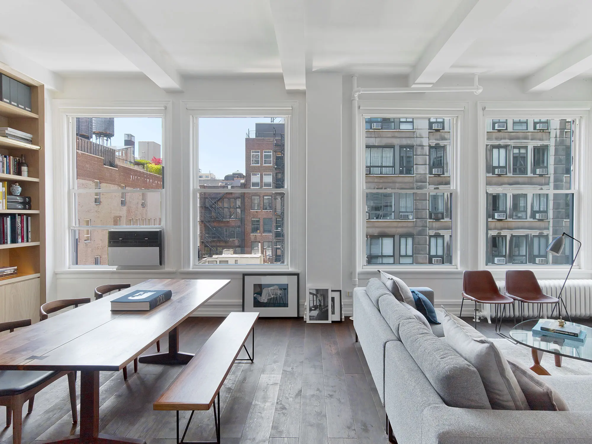 Maximizing natural light to enhance the feeling of space.