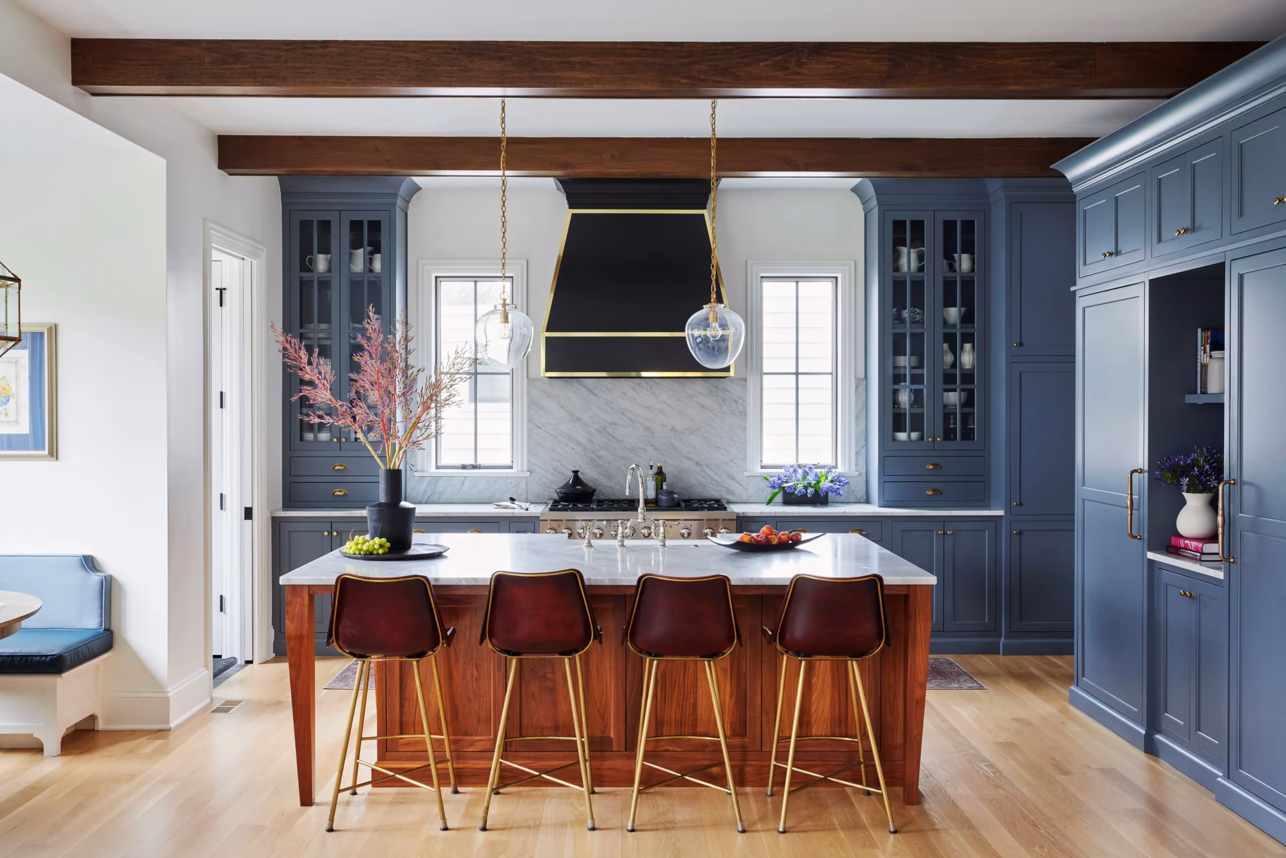 Ornate cabinetry is a hallmark of traditional luxury kitchen design, showcasing meticulous craftsmanship.‍