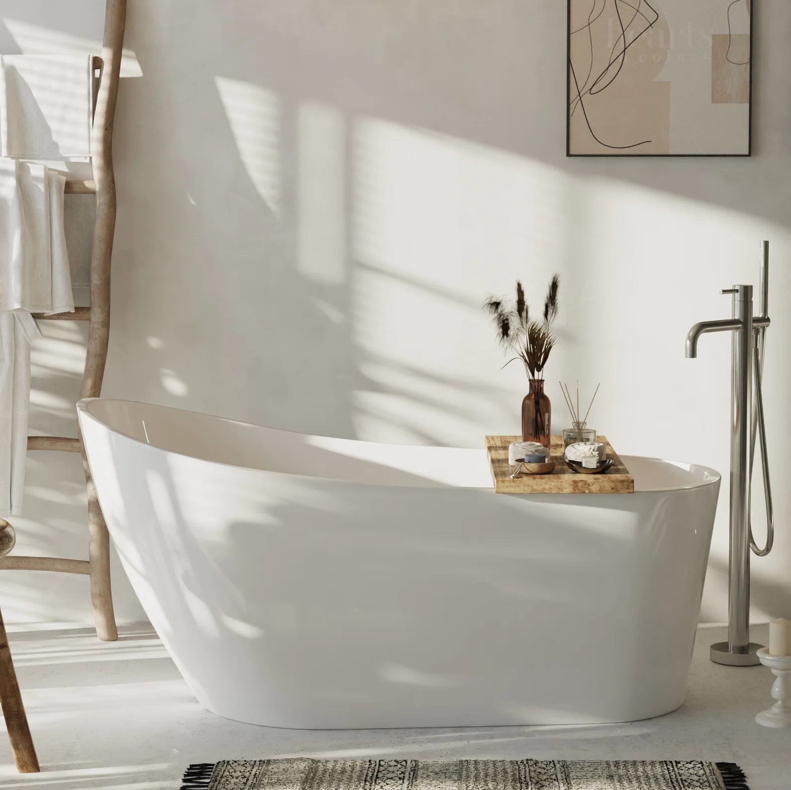 Acrylic's modern charm - a blend of form and function.