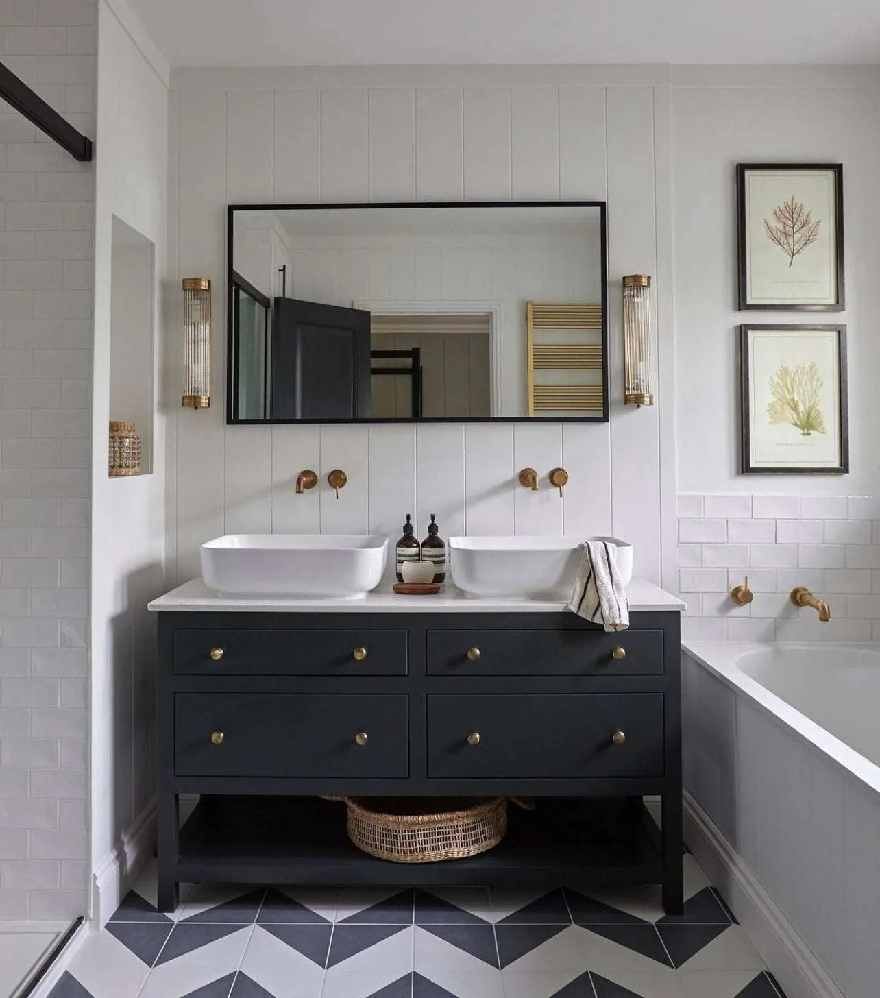 Tailored perfection with custom bathroom vanities.