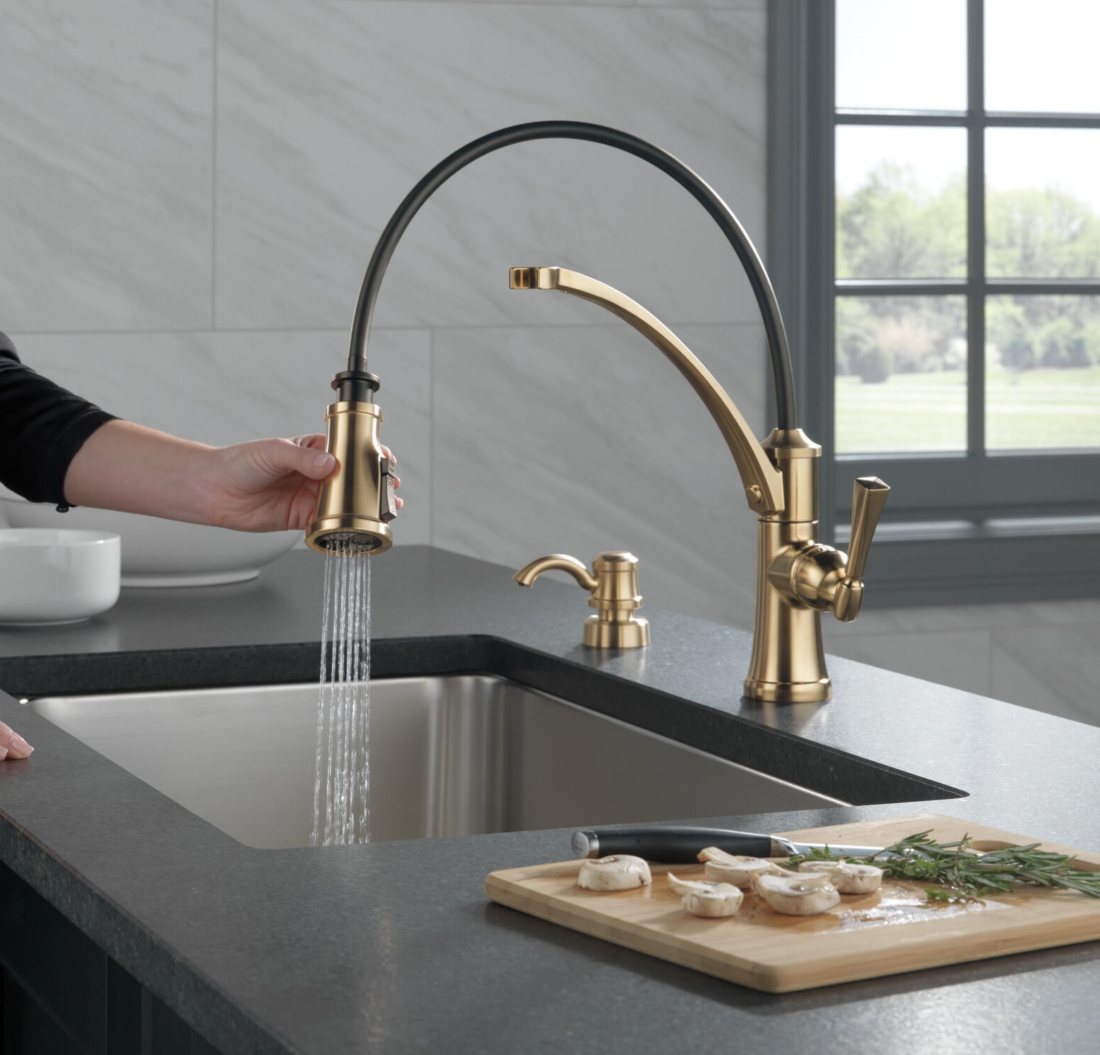 Bronze faucets, with their rich patina, infuse spaces with a touch of timeless elegance.