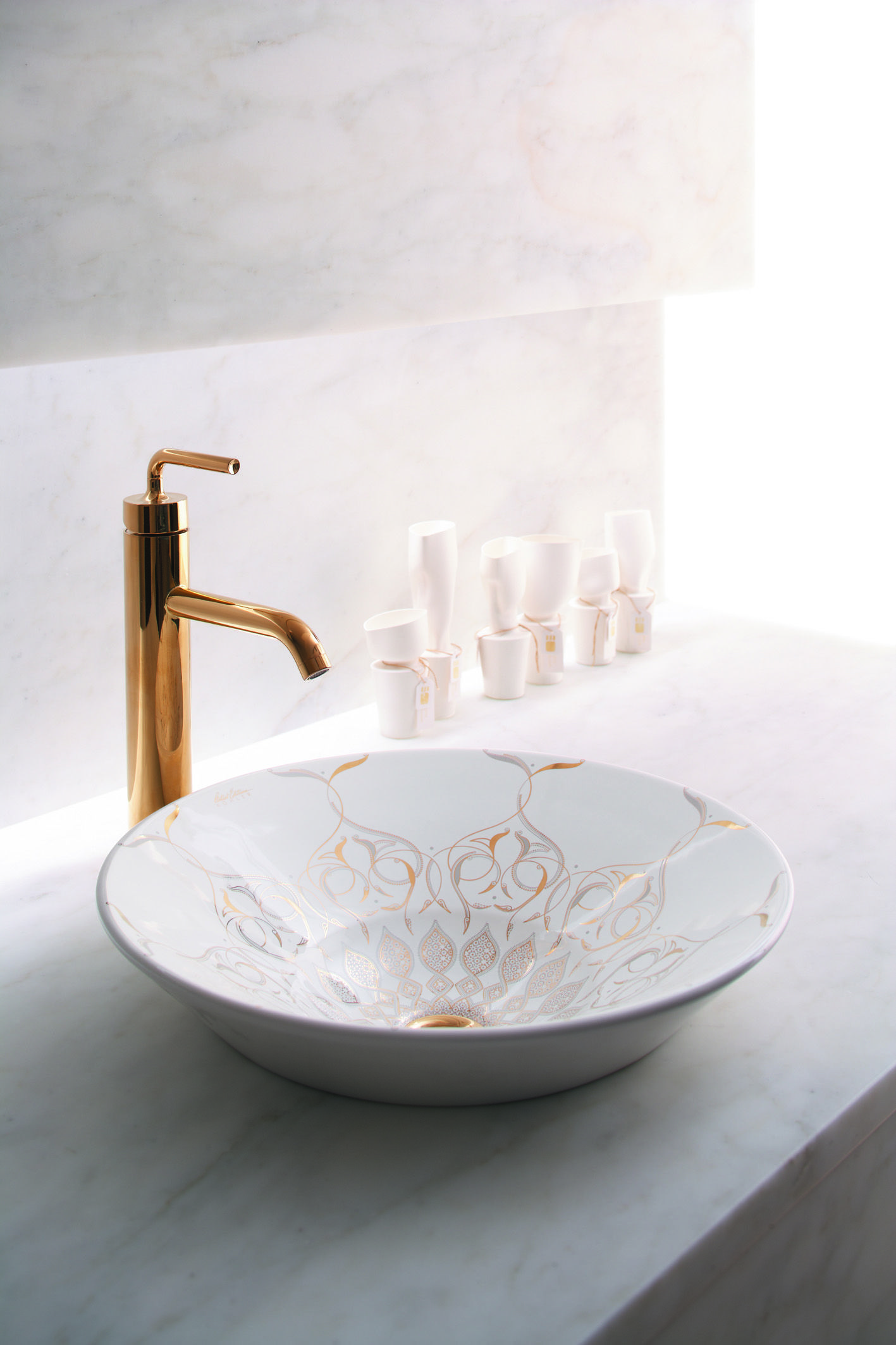 A glimpse of Kohler's stunning range of luxury faucets.