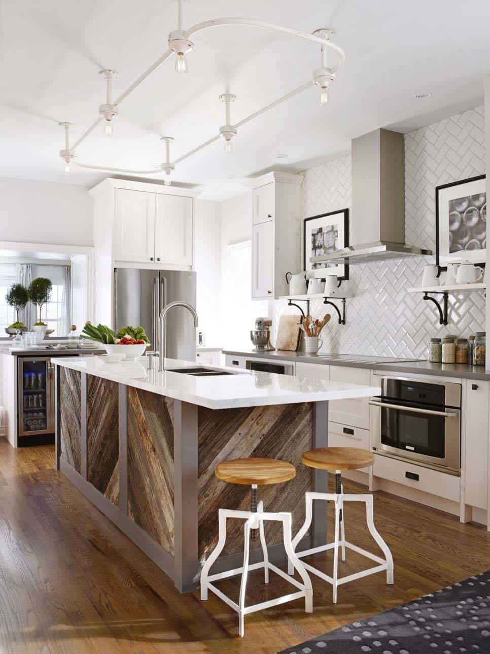 Luxury and elegance with a statement-making high-end kitchen island.