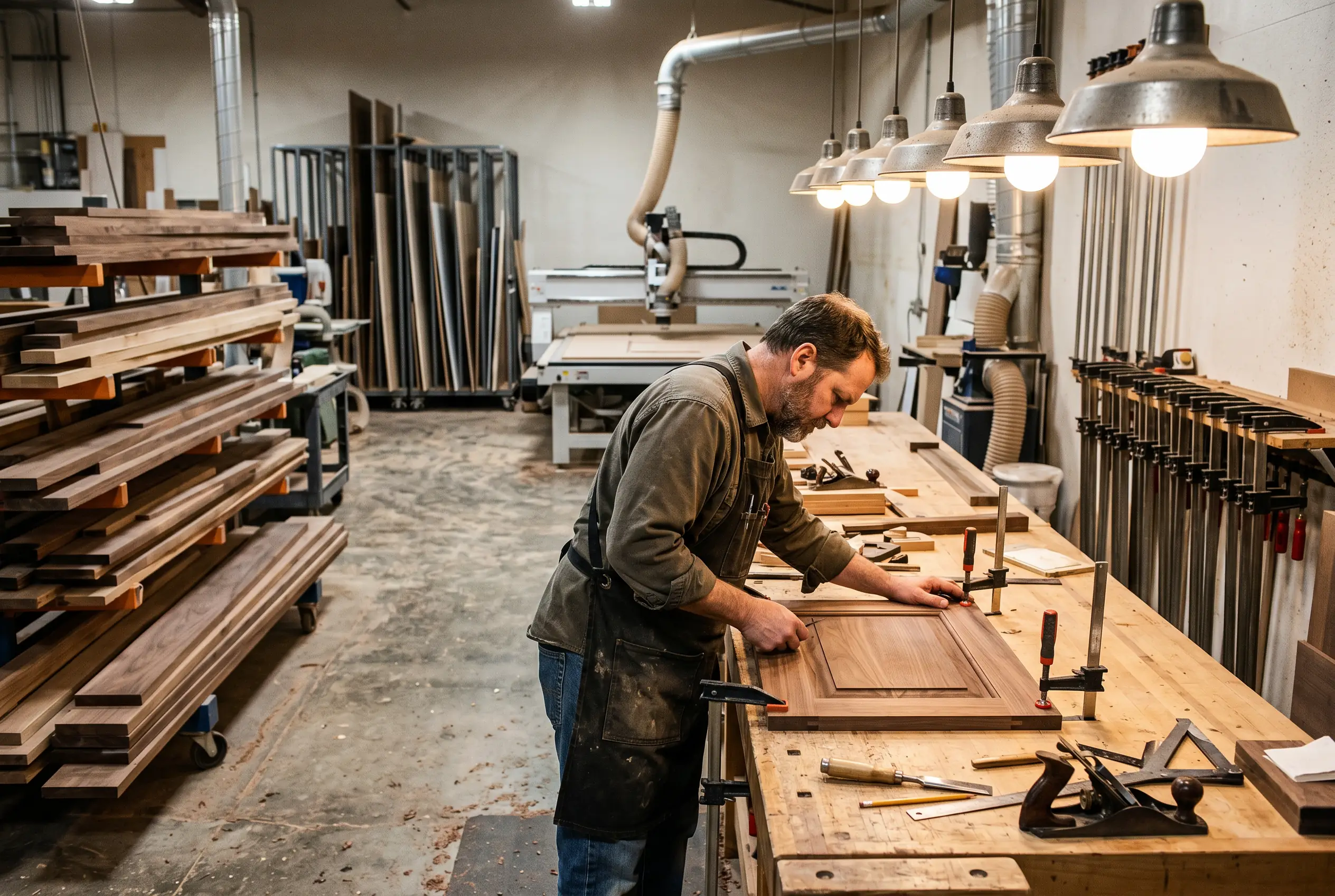 custom millwork fabrication facility fsc certified lumber manhattan renovation